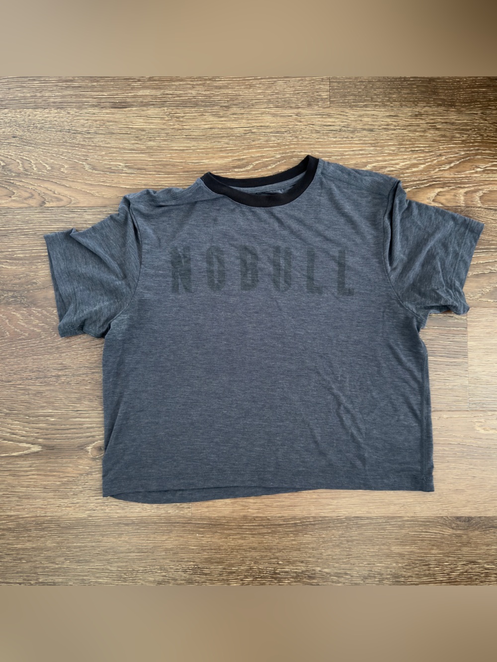 NOBULL Charcoal Gray Short Sleeve Crew Tee